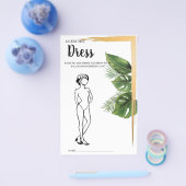 Raad eens het Dress Tropical Palm Vrijgezellenfees Flyer (Enkel)