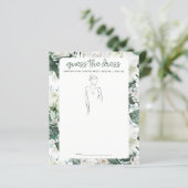 Raad eens het dress Vrijgezellenfeest Game (Staand voorkant)