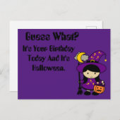 Raad eens? Het is vandaag jouw verjaardag Briefkaart (Voorkant / Achterkant)