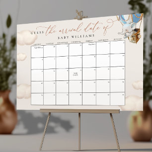 Raad eens het Poster van de Verschuldigde Kalender