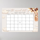 Raad eens het Poster Verschuldigde agenda (Voorkant)