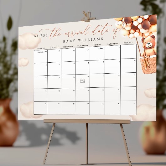 Raad eens het Poster Verschuldigde agenda