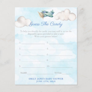 Raad eens het Snoep Game Kaart Travel Theme Baby s