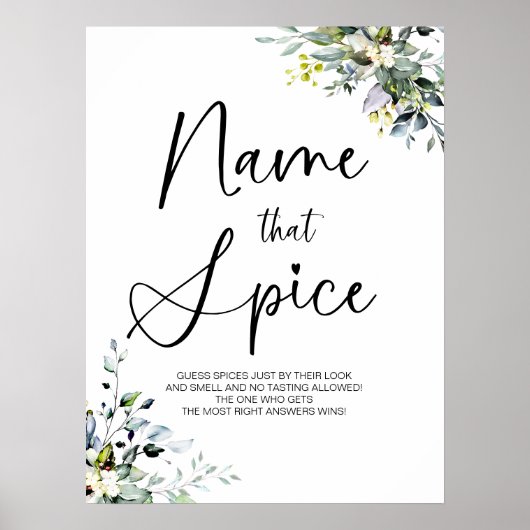 Raad eens het Spice Vrijgezellenfeest spel teken Poster (Voorkant)