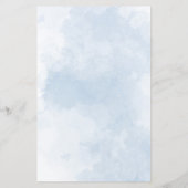 Raad eens het Sweet Mess Blue Baby shower Game (Achterkant)