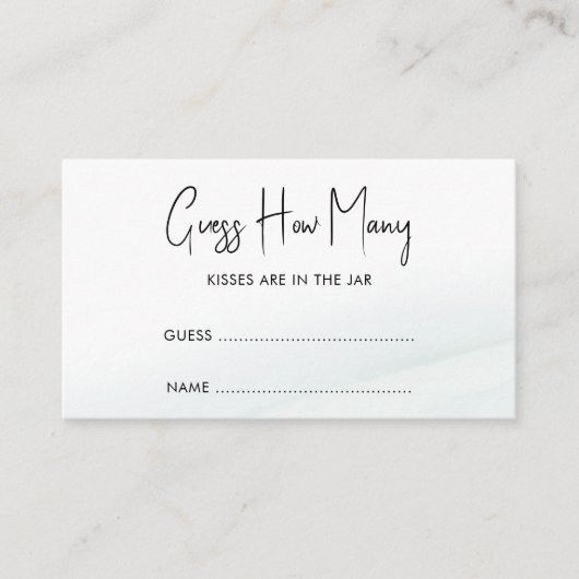 Raad eens hoe veel Vrijgezellenfeest met groene wa Advieskaart (Voorkant)