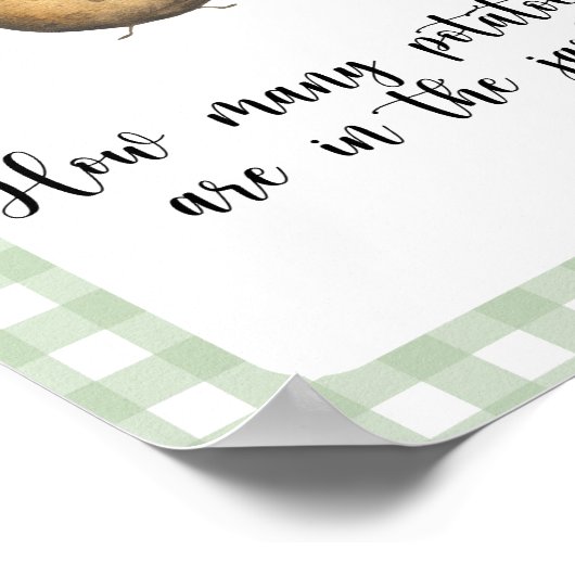 Raad eens hoeveel aardappelen er in de pot zitten poster (Hoek)