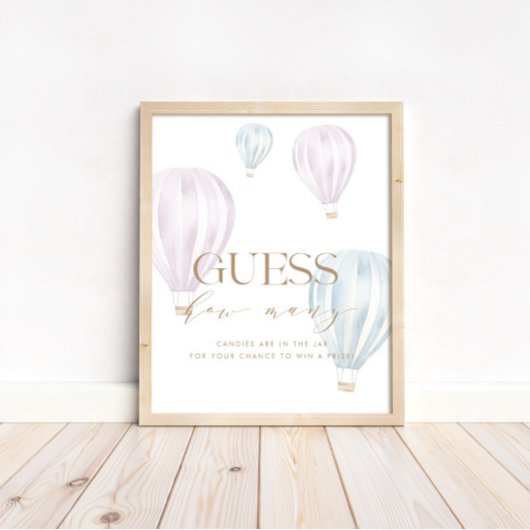 Raad eens hoeveel Baby mannen en vrouwen het spell Poster