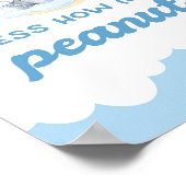 Raad eens hoeveel Baby shower pinda's elphant Boy Poster (Hoek)