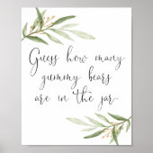 Raad eens hoeveel beren er in de pot zitten poster (Voorkant)