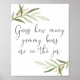 Raad eens hoeveel beren er in de pot zitten poster