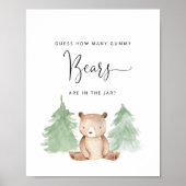 Raad eens hoeveel beren er in de pot zitten poster (Voorkant)