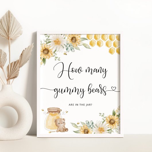 Raad eens hoeveel beren er in de pot zitten poster