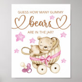 Raad eens hoeveel beren gummy poster (Voorkant)