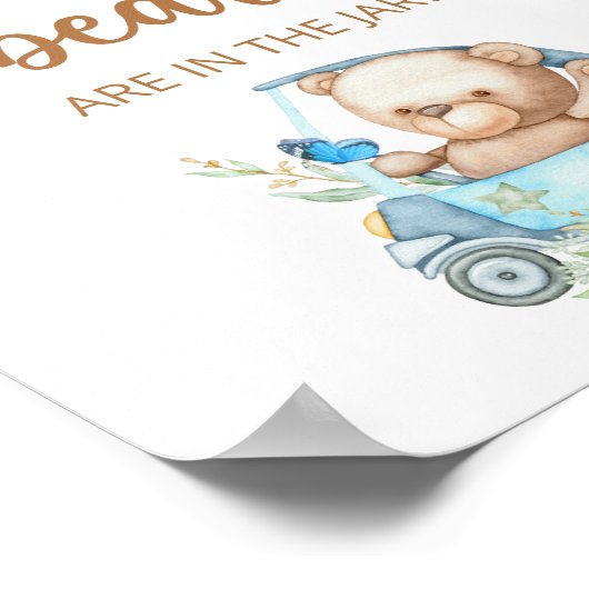 Raad eens hoeveel beren gummy poster (Hoek)