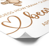 Raad eens hoeveel beren gummy poster (Hoek)