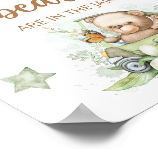 Raad eens hoeveel beren poster (Hoek)