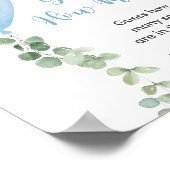 Raad eens hoeveel blauw-ballonnen groen zijn poster (Hoek)