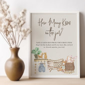 Raad eens hoeveel Boho Baby kwekerij Baby shower s Poster
