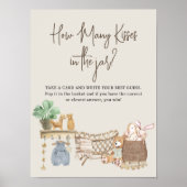 Raad eens hoeveel Boho Baby kwekerij Baby shower s Poster (Voorkant)