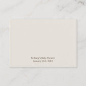 Raad eens hoeveel Boho Nursery Baby shower Game Informatiekaartje (Achterkant)