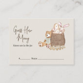 Raad eens hoeveel Boho Nursery Baby shower Game Informatiekaartje (Voorkant)