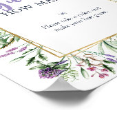 Raad eens hoeveel? Boterfly Garden Waterverf Poster (Hoek)