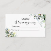 Raad eens hoeveel Corks Bruidsspel Informatiekaartje (Voorkant)