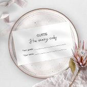 Raad eens hoeveel Corks Bruidsspel Informatiekaartje