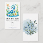 Raad eens hoeveel Dragon Eggs Baby shower Game Informatiekaartje (Voorkant / Achterkant)
