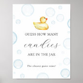 Raad eens hoeveel er in het Poster van het Jar Sho (Voorkant)