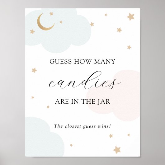 Raad eens hoeveel er in het Poster van het Jar Sho (Voorkant)