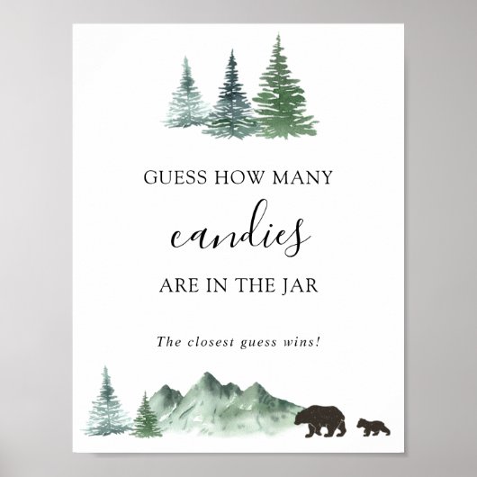 Raad eens hoeveel er in het Poster van het Jar Sho (Voorkant)