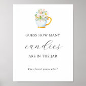 Raad eens hoeveel er in het Poster van het Jar Sho (Voorkant)