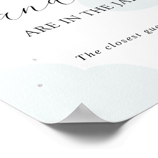 Raad eens hoeveel er in het Poster van het Jar Sho (Hoek)