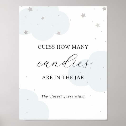 Raad eens hoeveel er in het Poster van het Jar Sho (Voorkant)