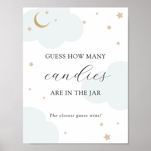 Raad eens hoeveel er in het Poster van het Jar Sho (Voorkant)