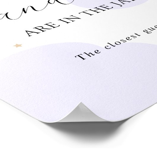 Raad eens hoeveel er in het Poster van het Jar Sho (Hoek)