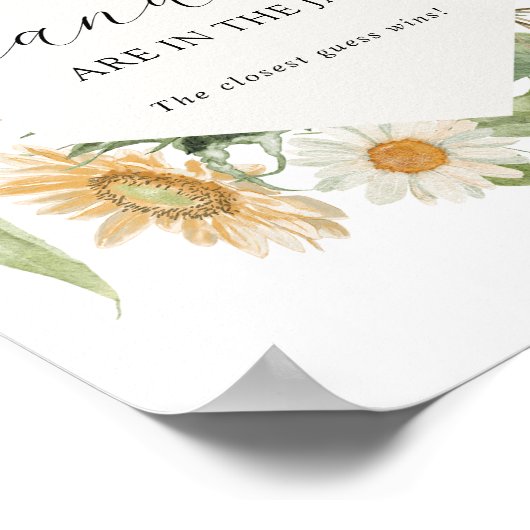 Raad eens hoeveel er in het potje douche spel poster (Hoek)