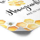 Raad eens hoeveel honingraten er in de pot zitten poster (Hoek)