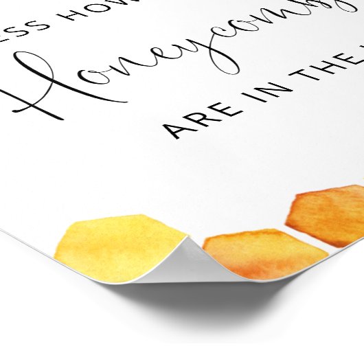 Raad eens hoeveel honingraten er zijn in het poste poster (Hoek)