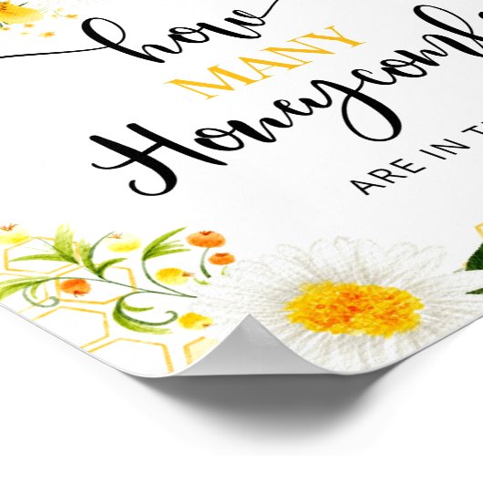 Raad eens hoeveel honingraten er zijn in het poste poster (Hoek)