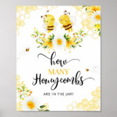 Raad eens hoeveel honingraten er zijn in het poste poster (Voorkant)