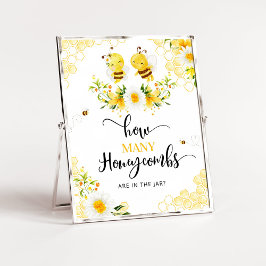 Raad eens hoeveel honingraten er zijn in het poste poster