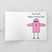 Raad eens hoeveel ik van je hou feestdagen kaart (Binnen)