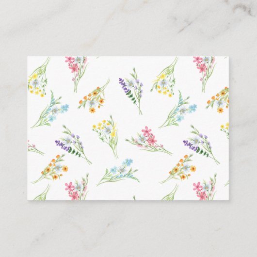 Raad eens hoeveel Kaart Wildflower Meadow Game (Achterkant)