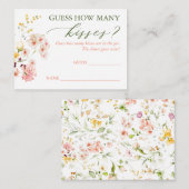 Raad eens hoeveel Kaarten Kisses spelen - Wildbloe (Voorkant / Achterkant)