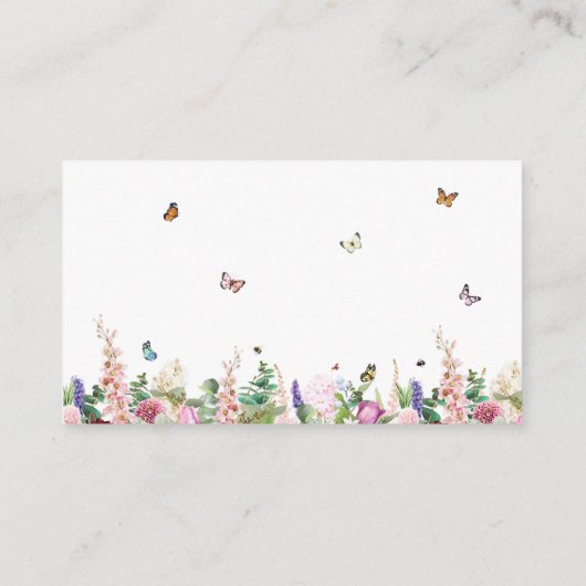 Raad eens hoeveel kisses bloemenvlinder spel informatiekaartje (Achterkant)