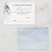Raad eens hoeveel Kisses Greenery Game Cards Informatiekaartje (Voorkant / Achterkant)