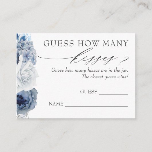 Raad eens hoeveel Kisses Pampas Grass Game Kaarten (Voorkant)